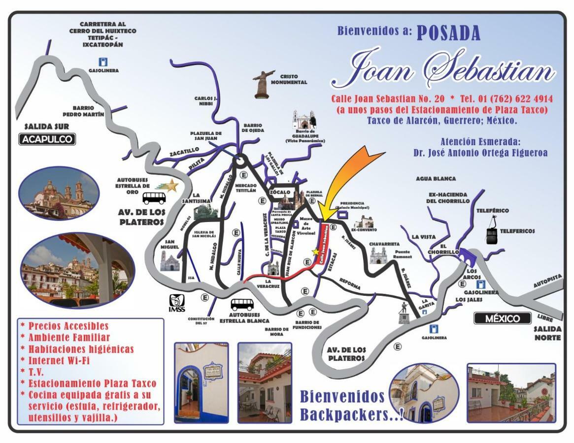 Posada Joan Sebastian Taxco de Alarcon Luaran gambar